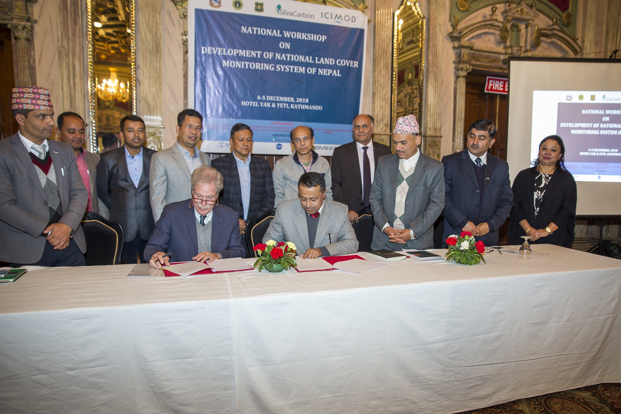 LOI signing ceremony with ICIMOD